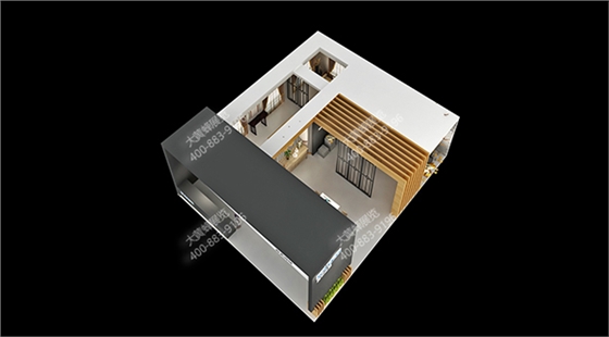 展厅设计俯瞰图