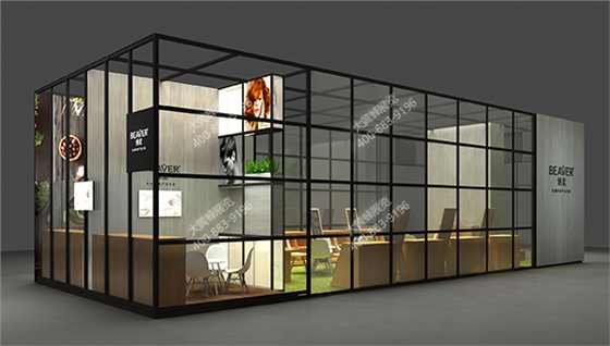 美博会展览设计效果图 美博会展览设计效果图