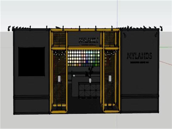 广州设计周-麦德兰展台正面效果图