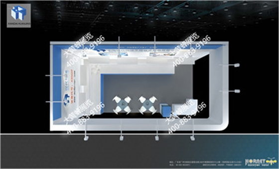 现代 环境工程环博会展台设计方案