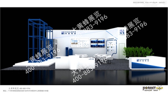 华龙电梯上海电梯展位设计搭建