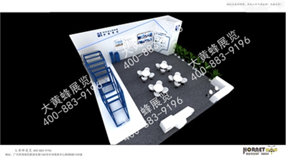 华龙电梯上海电梯展位设计搭建