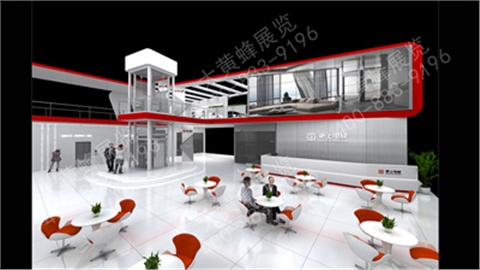 电梯展展台设计搭建-更上电梯