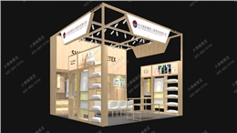 广交会现代简洁展台设计搭建案例