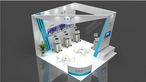 美博会展台布置_黛璐莎