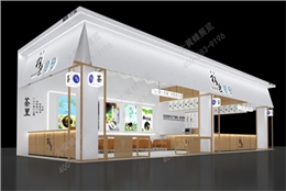 酒店餐饮展台设计搭建-衫巨食品