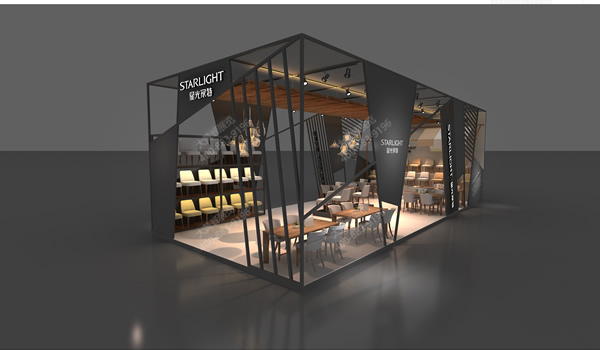 家具展厅布置效果图侧面