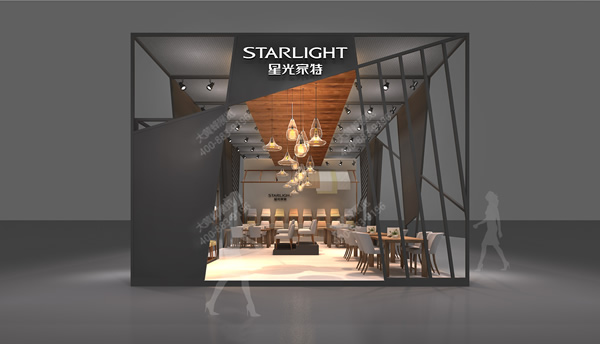 展厅设计效果图正面