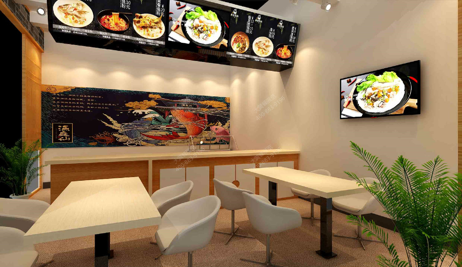加盟展展台设计效果图
