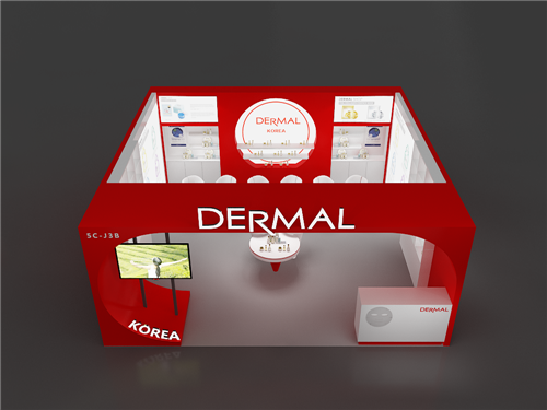 Dermal美博会展台设计