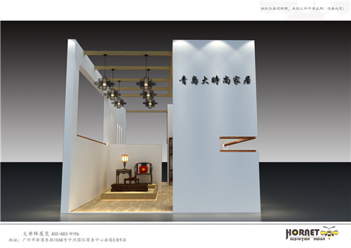 青岛大时佛山用品秋季展特装展台设计搭建