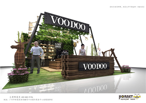 VOODOO美博会特装展台设计搭建