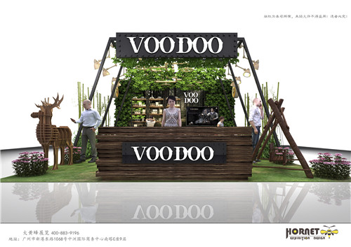 VOODOO美博会特装展台设计搭建