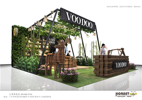 VOODOO美博会特装展台设计搭建