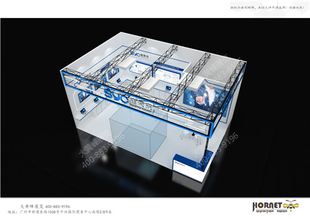 盛成原自动化设备展特装展台设计搭建