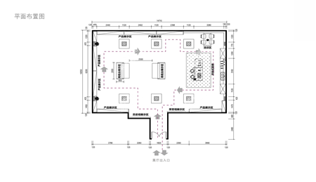 世鹰工业风展厅设计