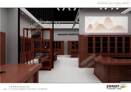 满军广州家具展会设计制作