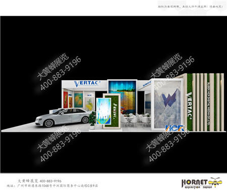 旭森涂层上海广告展特装展台设计