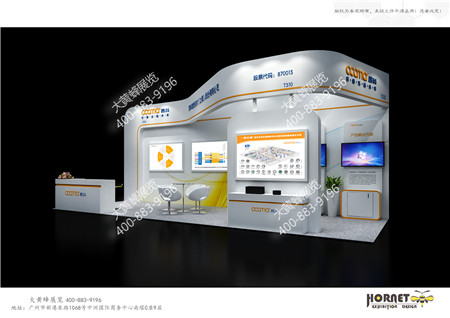 昂科信息北京医疗信息技术展特装展台设计