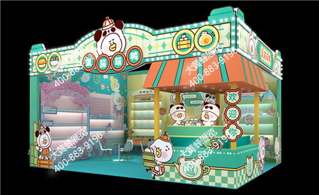 逗酱萌鸭成都玩具展位设计搭建 逗酱萌鸭成都玩具展位设计搭建