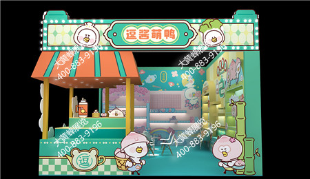 逗酱萌鸭成都玩具展位设计搭建 逗酱萌鸭成都玩具展位设计搭建