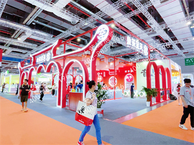 天至茶业上海酒店用品展台设计搭建