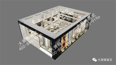 上海展览设计公司讲解松果展台设计