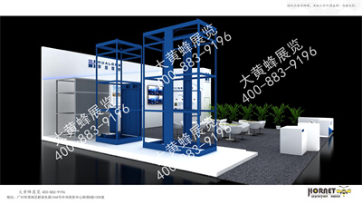 华龙电梯上海电梯展位设计搭建