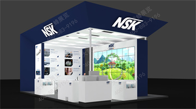 NSK口腔展展台设计搭建