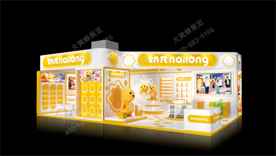 上海展览设计公司介绍奶龙的设计