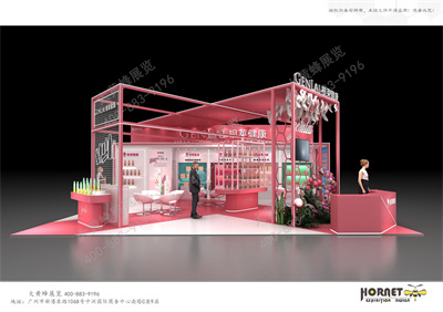深圳展览设计公司介绍根莱健康的设计方案