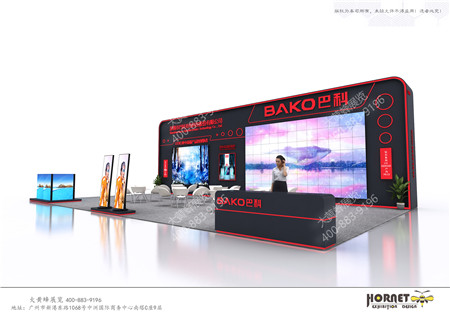 巴科光电会展设计搭建案例分享之深圳全触与显示展