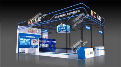 广州物流展特装展台设计案例分享之科聪