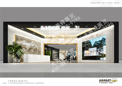 大黄蜂展览讲解广州建材展会设计案例之新标门窗