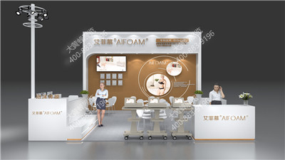 广州展览设计公司分享艾菲慕在广州美博会设计案例