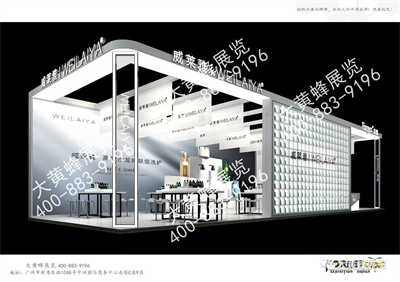 大黄蜂展览带您欣赏广州美博会展会设计精彩案例