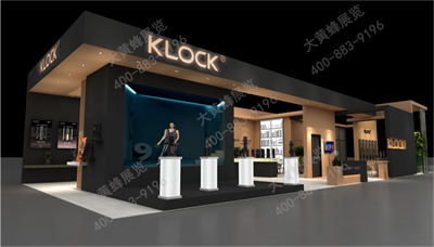 广州建材展展位设计搭建案例解读之KLOCK