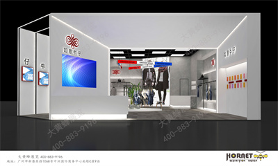 大黄蜂展览分享如意纺织在上海面辅料展的设计