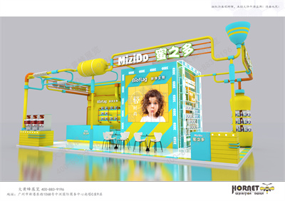 上海FIC展会设计方案讲解之蜜之多