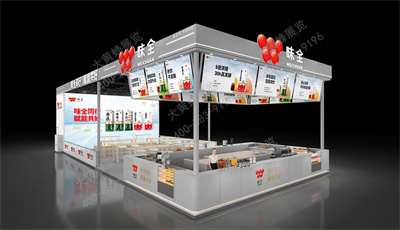 上海酒店餐饮展展览设计搭建案例解读之味全
