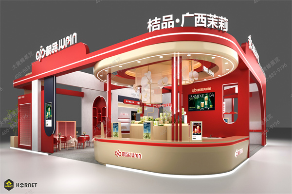 上海餐饮展-展台设计诠释茶饮美学新高度