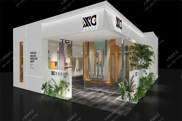 纺织展展台设计｜把自然与质感装进空间