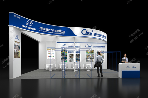 上海涂料展-展台设计搭建案例分享