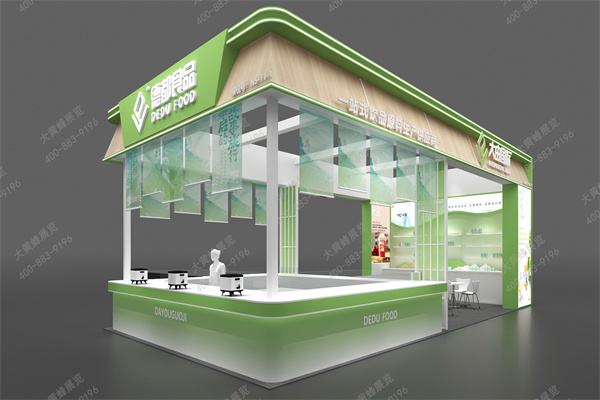 自然风展台设计：展会中的品牌质感载体