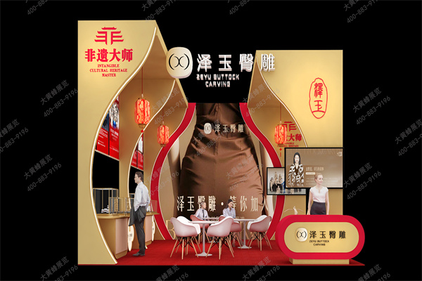 美博会设计搭建案例 | 东方美学氛围感封神