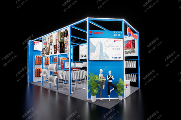 广交会三期-现代展台设计搭建案例分享