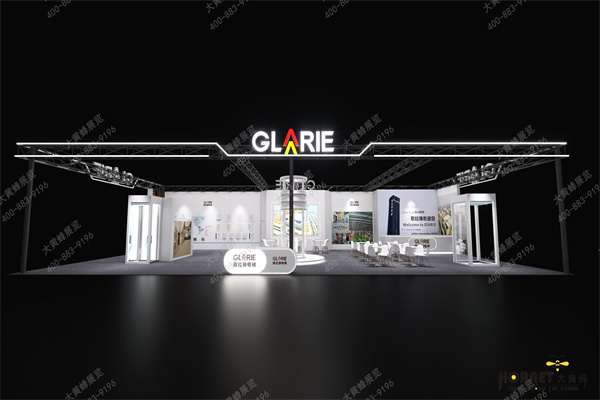 广州电梯展-极简展台设计彰显品牌实力