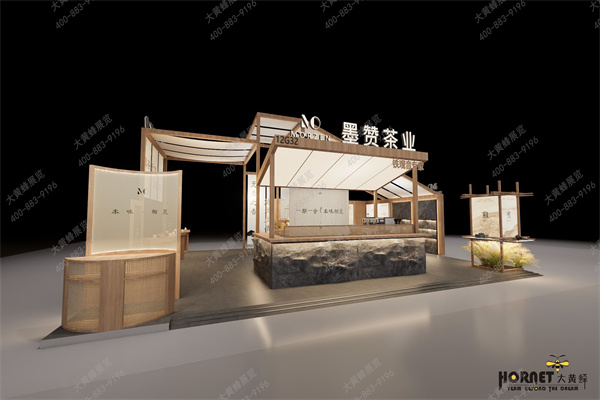 酒店餐饮展-打造高质感茶业展示空间