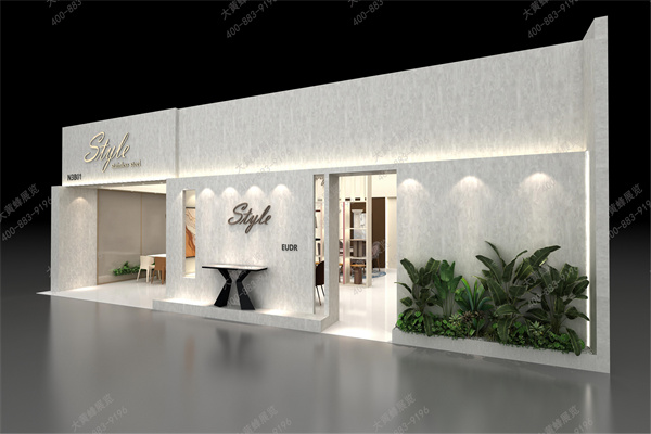 上海家具展展台设计-用极简与轻奢抢占第一眼